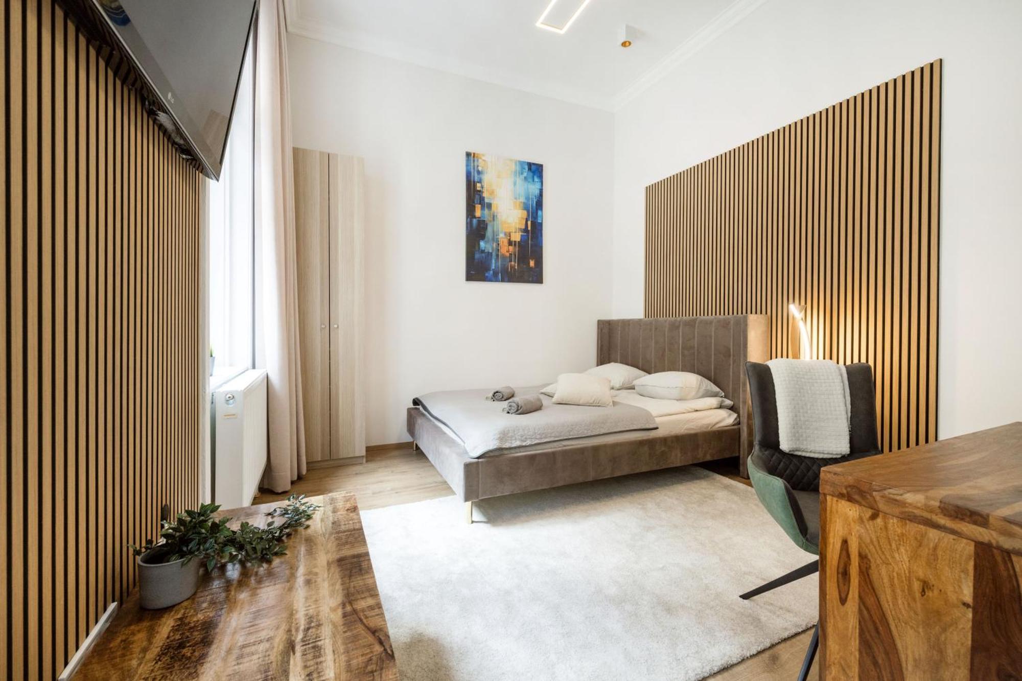 Sleek Downtown Living Apartment Budapest Bagian luar foto
