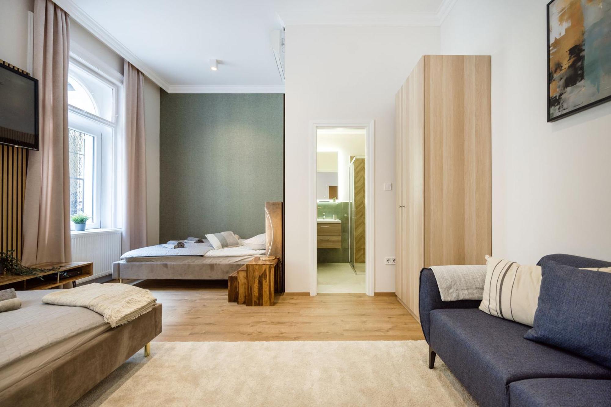 Sleek Downtown Living Apartment Budapest Bagian luar foto